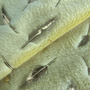 Meilleure vente 100% Polyester feuille impression or bronzé Minky Velboa tissu pour couverture - Product Image 3