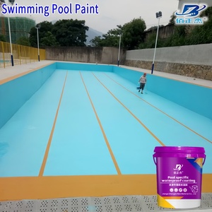 <span class=keywords><strong>Pintura</strong></span> Impermeabilizante Moderna para Exteriores, Resistente al <span class=keywords><strong>Agua</strong></span> por Largo Período, para Estanques de Peces y Piscinas, Revestimiento Azul Especial - Product Image 1