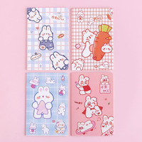 Carnet A5 super mignon de dessin animé, impression créative, papeterie bon marché pour l'école primaire, fournitures scolaires Kawaii