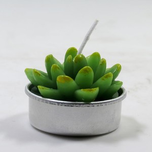 Mini Succulent Cactus <strong>Green</strong> <strong>Candle</strong> for Home Decorations - Product Image 5