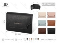 Women's Tri Fold <b>Wallet</b> <b>Small</b> Size Pu Material Minimalist Style Daily Use - Product Image 1