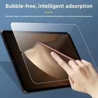 Protecteur d'écran en verre trempé HD Clear 9H pour Pad Mini 8,8 pouces avec revêtement anti-empreintes digitales, toucher lisse, 2.5D Radian