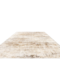 Modern Woven Abstract Polyester Low Pile Rug Pet Friendly Washable Non-Slip TPR Backing Light Grey Living Room Camping Travel
