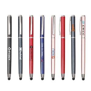 Stylo gel métallique noir personnalisé de haute qualité à séchage rapide, largeur d'écriture 0,5 mm, logo personnalisé, stylet universel pour écriture manuscrite - Product Image 2