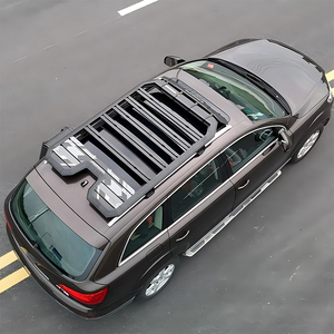 Panier <span class=keywords><strong>de</strong></span> <span class=keywords><strong>toit</strong></span> en alliage d'aluminium pour bagages, échelle latérale et boîte latérale pour <span class=keywords><strong>Audi</strong></span> <span class=keywords><strong>Q3</strong></span> 2013-2018 - Product Image 3