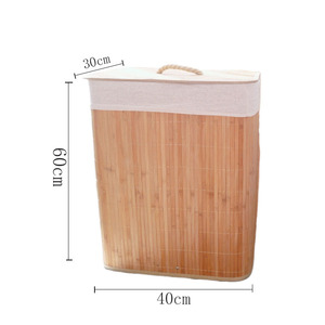 <span class=keywords><strong>Panier</strong></span> à linge de salle de bain, <span class=keywords><strong>grand</strong></span>, avec poignée, pour vêtements, en bambou tressé, boîte de rangement en <span class=keywords><strong>bois</strong></span>, cubes, bacs de rangement, paniers de rangement - Product Image 5