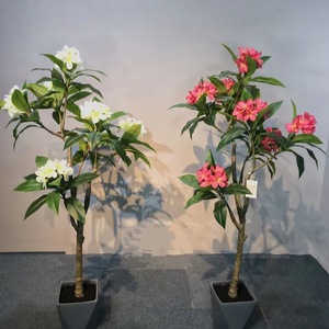 Nouvelles fleurs artificielles de Plumeria Rubra, Frangipani, <span class=keywords><strong>Frangipane</strong></span> pour mariage, événement, décoration tropicale, hôtel - Product Image 6