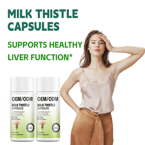 Cápsulas de Cardo Mariano Orgánico de Marca Privada OEM/ODM, Suplemento Herbal Premium para Desintoxicación del Hígado y <span class=keywords><strong>Colon</strong></span>, Desintoxicante para Adultos, 36 Meses, China - Product Image 5