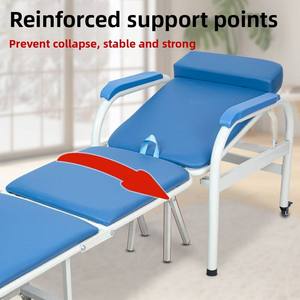 Silla Cama Plegable Médica, Silla Convertible para Acompañantes de Pacientes, para Uso Hospitalario - Product Image 5