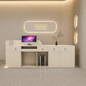 XTQT-050 Bancone Reception Set di Mobili da Ufficio Scrivania Moderna Front <span class=keywords><strong>Desk</strong></span> - Product Image 2