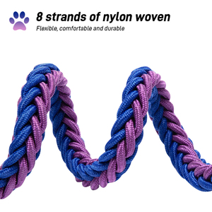 Custom Multicolor Heavy Duty Woven Nylon Braided Lovely Fashion Pet <strong>Collars</strong> and P <strong>Chain</strong> Leashes Set <strong>for</strong> Medium and Large <strong>Dogs</strong> - Product Image 6