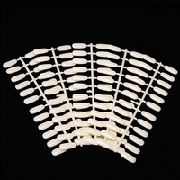 Palette de présentation d'échantillons de vernis à ongles à 120 embouts, tête ronde, dos plat naturel, carte de couleurs pour nail art, outil de pratique pour échantillons de vernis gel