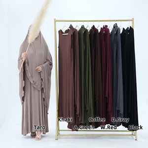 Sharut Vente en gros <span class=keywords><strong>de</strong></span> jilbab modeste <span class=keywords><strong>de</strong></span> haute qualité en Turquie, robe abaya musulmane pour fille, ensemble deux pièces en jersey, burqa longue, jilbab <span class=keywords><strong>de</strong></span> <span class=keywords><strong>prière</strong></span> - Product Image 1