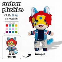 Peluche personnalisée en forme de poulet clignotant, douce et moelleuse, pour sac à dos, thème ferme, produits de parc d'attractions, jouets en peluche en gros