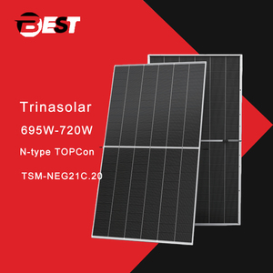 Paneles Solares Trina de 720 Vatios, Tipo N, de Media Celda, Vertex TSM-NEG21C.20, Módulos Fotovoltaicos de 695-720W, Disponibles en Stock - Product Image 1