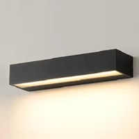 Mur extérieur en aluminium de LED moulé sous pression vers le haut et vers le bas