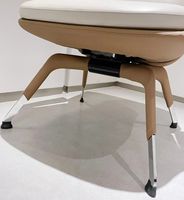 Chaise de bureau en cuir avec 4 pieds Salle de réunion du conseil d'administration Executive Luxury Contemporary Executive Visitors