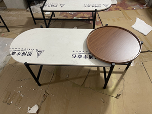 Modern Hot-selling White Round Marble Living Room <strong>Coffee</strong> <strong>Table</strong> <strong>Oval</strong> - Product Image 5