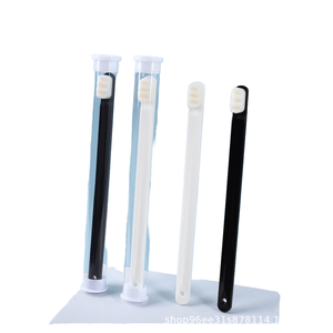 Nuevo cepillo de dientes de animales de plástico ecológico para perros caninos ponis Alpacas-pelo suave limpieza bucal cepillo de dientes grande para mascotas Stock - Product Image 2