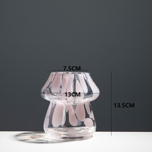 Moda crema punto vitral jarrón hogar sala de estar comedor jarrón decorativo adornos - Product Image 5