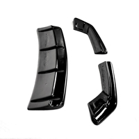 Difusor de Parachoques Trasero ABS Negro Brillante LCI S Line para Audi Sedan A3 S3 8V 2017 2019