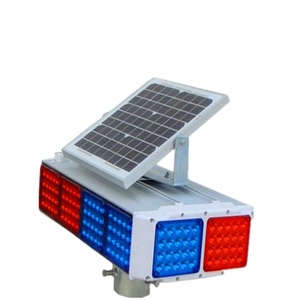 Feu de signalisation Led à télécommande solaire pour chemin de fer - Product Image 1