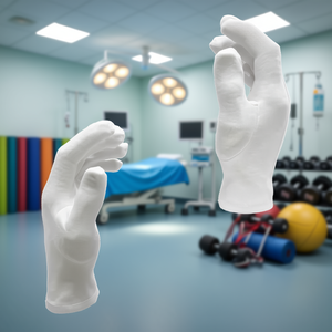 Guanti Bianchi in Cotone a Lunghezza Polso, Ecologici, per Uso Medico e Sportivo - Product Image 2