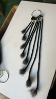 Échantillon de dreadlocks : Présentoir de couleurs, épaisseurs, longueurs et styles pour extensions de dreadlocks en cheveux naturels
