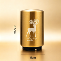 Ouvre-bouteille magnétique créatif portable, ouvre-bouteille à pression en acier inoxydable, personnalisation en gros
