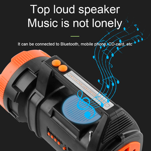 USB sạc đa chức năng năng lượng mặt trời Đèn Ngoài Trời dẫn cắm trại Đèn Xách Tay Cắm Trại đèn lồng với ngân hàng điện và blueteeth - Product Image 2