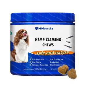 Snack per Cani alla Canapa per Alleviare l'Ansia, Trattamenti Calmanti per Detergere l'Abbaio e lo Stress, Integratore per la Salute degli Animali - Product Image 1