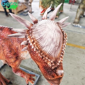 Proveedor Chino de Dinosaurios Animatrónicos Mecánicos para Parques de Diversiones, Modelo de Pachicefalosaurio de Tamaño Real para Parques Temáticos - Product Image 5