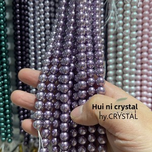 <span class=keywords><strong>Perles</strong></span> d'imitation de cristal 8MM pour colliers faits main, <span class=keywords><strong>perles</strong></span> <span class=keywords><strong>en</strong></span> vrac pour accessoires, vente <span class=keywords><strong>en</strong></span> <span class=keywords><strong>gros</strong></span>, électroplaquées - Product Image 1