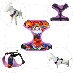 Christmas <b>Pet</b> Harness Set Holiday Dog Walking Kit <b>Collar</b> <b>Leash</b> Car <b>Leash</b> Muzzle Bandana Poop Bag - Product Image 1