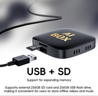 Adaptador QIANYAO para Android Auto con Conexión USB CarPlay, 2GB de RAM, 16GB de Almacenamiento, Diseño Cyberpunk