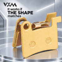 Bantalan Rem Cakram Sintered Standar VXM Berbahan Dasar Tembaga, Semua Logam, Tahan Suhu Tinggi, Tahan Aus, Senyap, Suku Cadang Sepeda MTB dan Road Bike