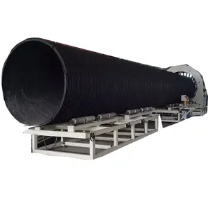 Tubo de drenagem reforçado de fio de aço hdpe, tubo de plástico de 1500mm, fabricação da china