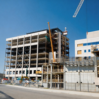 Bâtiment de bureau en acier, structure en acier, réaménagement commercial urbain, tour modulaire à montage rapide pour entreprises