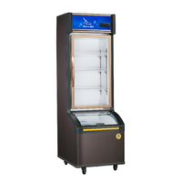 XUECUN/Snow Village LCD-1756 Équipement de réfrigération commercial à double température à 3 portes, à économie d'énergie, avec éclairage LED pour magasin de proximité