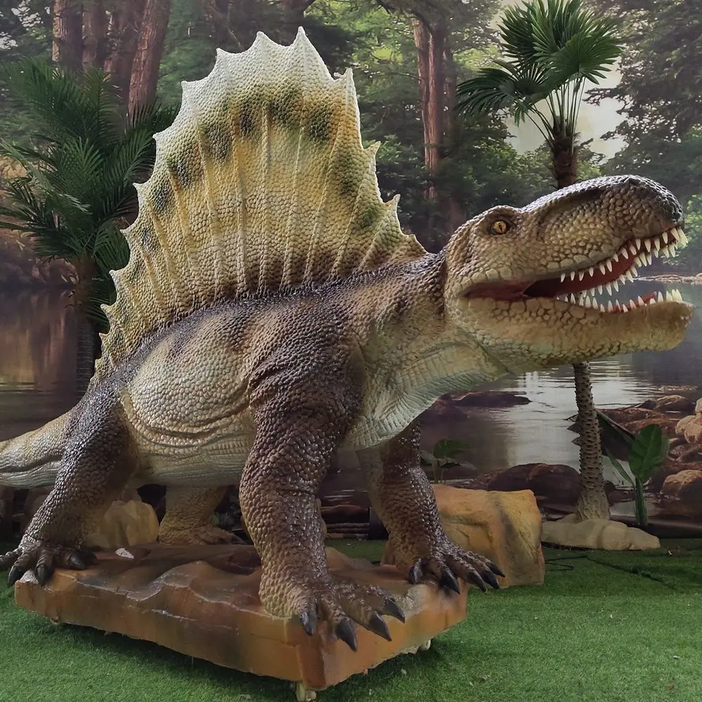 Оборудование для развлечений, тематический парк динозавров, водонепроницаемая 3D аниматронная скульптура диметрона