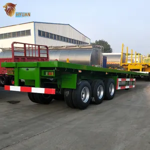 HENGYUAN Nigeria Gebraucht 3 Achsen 20FT 40ft Container Anhänger Getreide Zement LKW