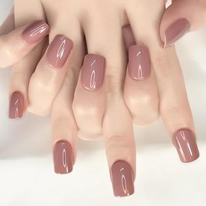 Vente en gros de <span class=keywords><strong>faux</strong></span> <span class=keywords><strong>ongles</strong></span> courts en acrylique diamante bon marché pour femmes, <span class=keywords><strong>ongles</strong></span> artificiels, usine - Product Image 3