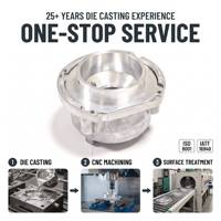 Couverture d'extrémité de moteur en fonte sous pression ADC12 sur mesure usinée CNC pour pièces de moteur de moto et de robot