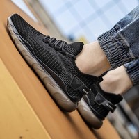Chaussures de sport décontractées pour hommes en maille Flyknit, nouvelle collection automne, légères et respirantes