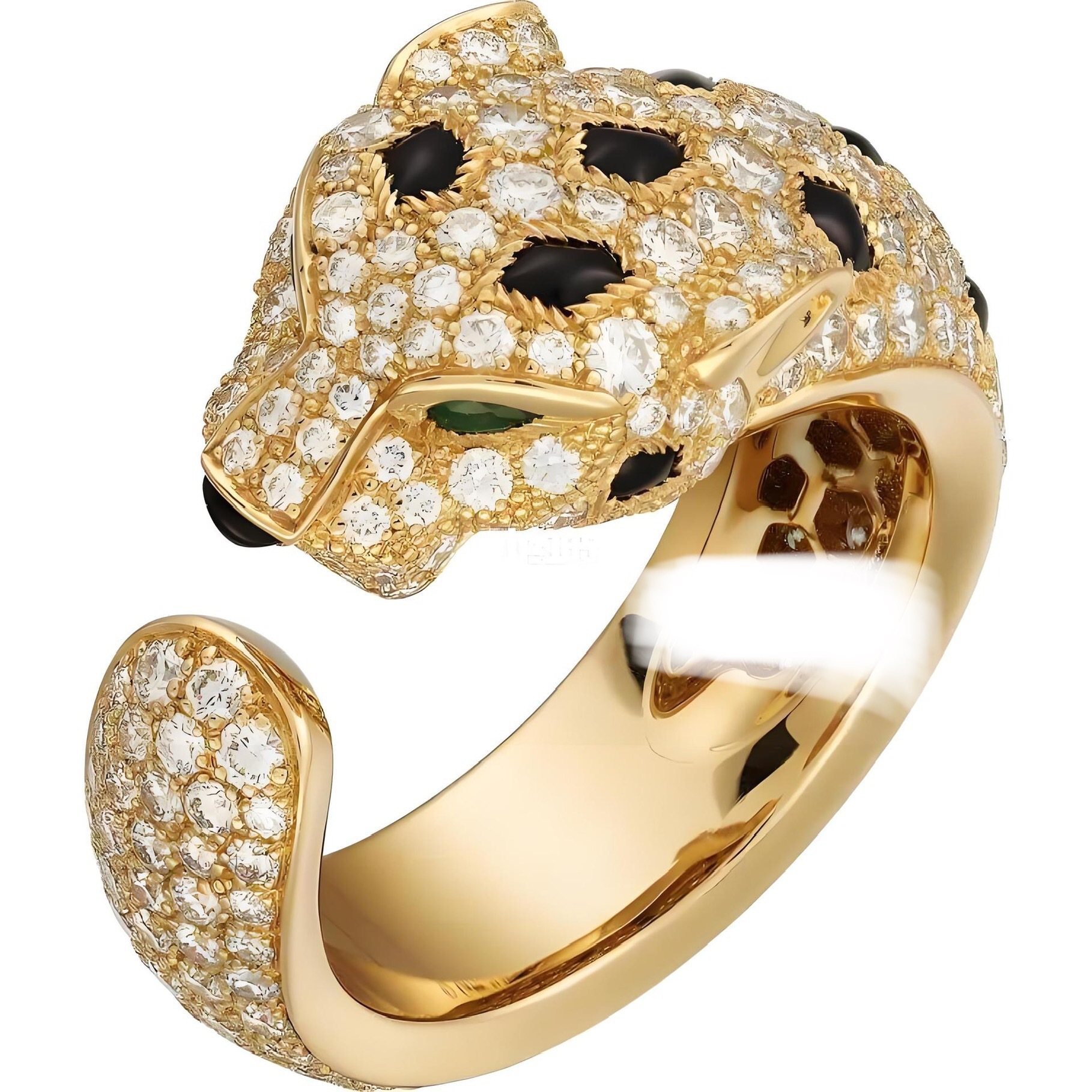 Gold spotted full diamond