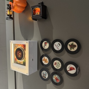 Imán de Refrigerador Giratorio con Música y Luz LED NFC, Adhesivo Personalizado con Imagen de Álbum de Vinilo, Bajo MOQ, Regalo para Fans de Celebridades - Product Image 4