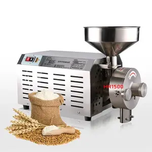 HR1500 Commercial grain grinding machine wheat flour mill machine, flour mill laboratory equipment,pingle flour milling machine