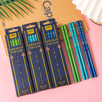 JDS Lot de 12 crayons à croquis doux et mi-durs pour artistes, crayons en graphite pour débutants