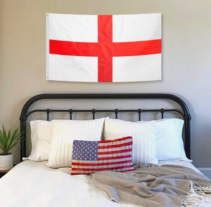 Anh cờ Tiếng Anh 3x5 ft in trắng chữ thập Đỏ 68d chất lượng Polyester cờ trong nhà/ngoài trời 90x150cm cờ của anh - Product Image 5