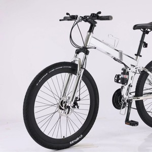 Bicicleta Plegable de Montaña de 26 Pulgadas con Cuadro de Aleación de Aluminio, Horquilla con Suspensión, Ligera y Plegable para Adultos - Product Image 3
